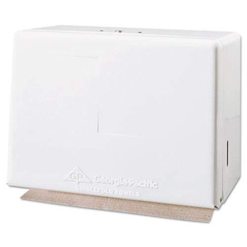 Georgia-Pacific GPC567-01 Dispenser White Steel Commercial Towel Dispenser