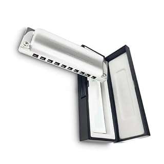 Harmonica Harmonica diatonique à 10 trous, harpe Folk Blues, Instrument à vent professionnel (Color : B) - Les Beatles, Paul McCartney, John Lennon, RIngo Starr, George Harrison