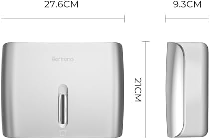 Premium Commercial Paper Towel Dispenser Wall-Mounted Space-Saving Durable Bertreno
