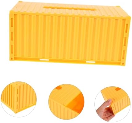 Vivid Shipping Container Tissue Box Cover Travel Wipes Case