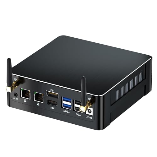 Thdeukoty Mini Computer i9-12900H, Desktop PC Windows 11 Pro, 64G RAM 1T Pcie 4.0 SSD, Dual LAN WiFi 6E Bluetooth 5.3 für Home Business, DP/HDMI/Typ-C-Dreifachdisplay, VESA