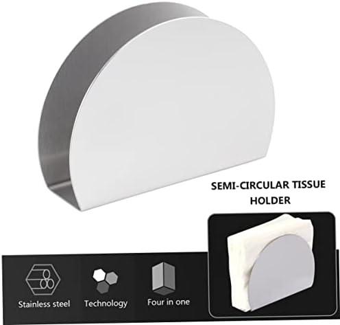 DECHOUS Vertical Semicircle Stainless Steel Napkin Holder