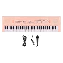 Débutants Clavier Électronique Clavier Électronique À 61 Touches Instrument De Musique Avec Microphone Mode Double Alimentation Clavier De Piano Musical 6 Chansons(Pink) - Les Beatles, Paul McCartney, John Lennon, RIngo Starr, George Harrison