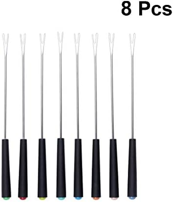 Stainless Steel Fondue Fork Set with Handle for Kitchen