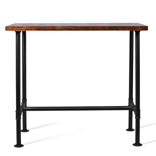 Diwhy-DIY-Industrial-Design-Pipe-Dining-Table-Casual-Pub-BAR-Laptop-Table-Modern-Studio-Wood-and-Metal-Rectangular-Dining-Table-homeoffice-Desk-Breakfast-high-bar-Table-Brown-Desktop-473–236 Diwhy DIY Industrial Design Pipe Dining Table Casual Pub BAR Laptop Table Modern Studio Wood and Metal Rectangular Dining Table homeoffice Desk Breakfast high bar Table Brown Desktop 473–236