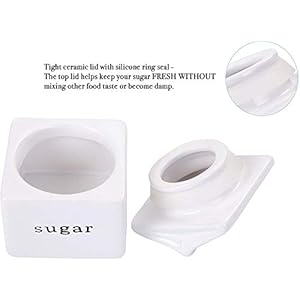 Ceramic Sugar and Creamer Set for Coffee and Tea,Porcelain White Ceramic Cream Jug and Sugar Bowl Ceramic Sugar and Creamer Set for Coffee and TeaPorcelain White Ceramic Cream Jug and Sugar Bowl