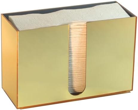 Doves On Clouds Gold Trifold Napkin Dispenser
