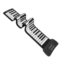 Hoement 61 rouleau de piano clavier usb piano portable Piano pour débutant pianos numériques piano enfant piano électronique roulé à la main piano à clavier en silicone Gel de silice Black - Les Beatles, Paul McCartney, John Lennon, RIngo Starr, George Harrison