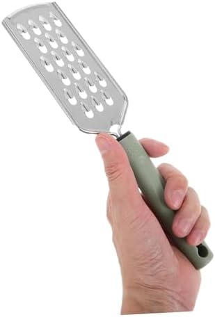 Ergonomic stainless steel cheese grater set with nonslip handle for easy grating