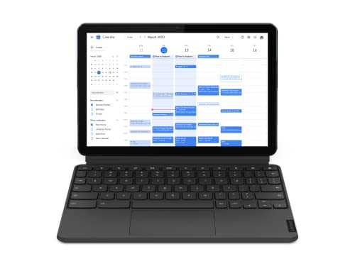 Lenovo IdeaPad Duet Chromebook 26,4 cm (10,1 Zoll, 1920x1200, Full HD, WideView, Touch) ChromeOS Tablet (MediaTek P60T, 4GB RAM, 64GB eMMC, ARM Mali-G72 MP3, ChromeOS) blau-grau + Stift – Bild 5