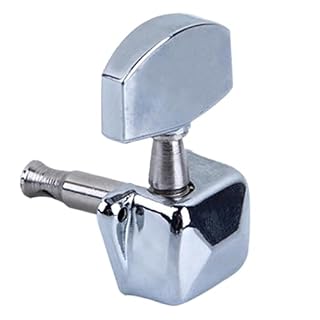 Accordeurs pour guitare acoustique, mécaniques pour accordeurs de guitare – Chevilles de rechange pour guitare avec bouton semi-circulaire – Accordeurs de guitare acoustique – Métallique pour guitare - Les Beatles, Paul McCartney, John Lennon, RIngo Starr, George Harrison