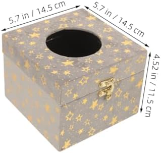 Stylish Vintage Wooden Tissue Box