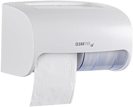 Restaurantware Clean Tek Professional 104x63x63 Commercial Toilet Paper Dispenser