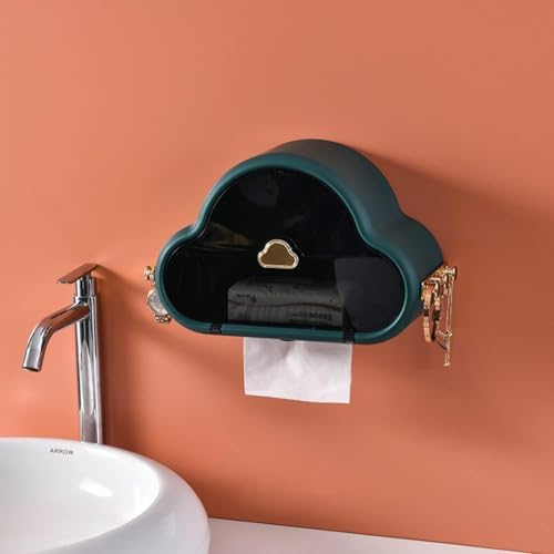 Commercial Cloud Paper Towel Dispenser Wall Mount with Side Hooks