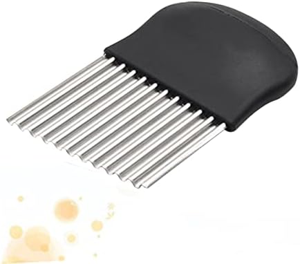 Quick Fun Slicer - Double Blade Crinkle Slicer for Onions Potatoes