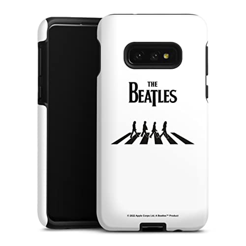 DeinDesign Coque Compatible avec Samsung Galaxy S10e Coque renforcée Coque Antichoc The Beatles Abbey Road Musique - Les Beatles, Paul McCartney, John Lennon, RIngo Starr, George Harrison DeinDesign Coque Compatible avec Samsung Galaxy S10e Coque renforcée Coque Antichoc The Beatles Abbey Road Musique