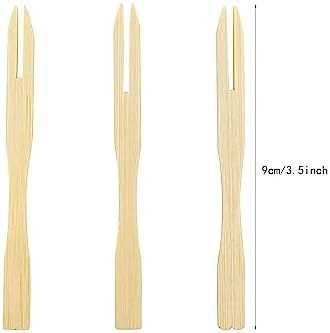 Sturdy Bamboo Appreciation Forks Eco-Friendly Durable for Parties