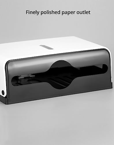 QWORK Wall-Mounted Paper Towel Dispenser Durable Multi-Fold Easy to Use