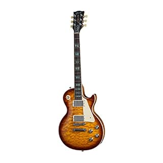 Gibson USA Les Paul Standard 2015 Premium Quilt Guitare électrique Honey Burst Candy - Les Beatles, Paul McCartney, John Lennon, RIngo Starr, George Harrison