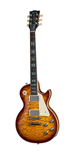 Gibson USA Les Paul Standard 2015 Premium Quilt Guitare électrique Honey Burst Candy - Les Beatles, Paul McCartney, John Lennon, RIngo Starr, George Harrison Gibson USA Les Paul Standard 2015 Premium Quilt Guitare électrique Honey Burst Candy