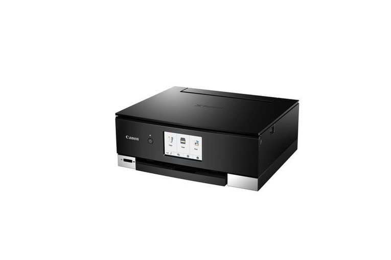 Canon PIXMA TS8350a Drucker Farbtintenstrahl Multifunktionsgerät DIN A4 (Drucken, Scannen, Kopieren, 4.800 x 1.200 dpi, 6 separate Tinten, USB, WLAN, Duplexdruck, 2 Papierzuführungen), schwarz – Bild 3