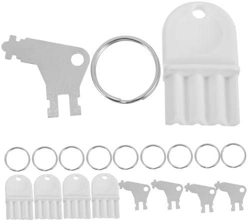 Homoyoyo 2 Sets Toilet Paper Dispenser Key Replacement