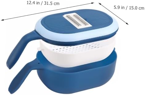 Multi-Functional Vegetable Slicer with 6 Steel Blades