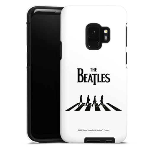 DeinDesign Coque Compatible avec Samsung Galaxy S9 Coque renforcée Coque Antichoc The Beatles Abbey Road Musique - Les Beatles, Paul McCartney, John Lennon, RIngo Starr, George Harrison DeinDesign Coque Compatible avec Samsung Galaxy S9 Coque renforcée Coque Antichoc The Beatles Abbey Road Musique