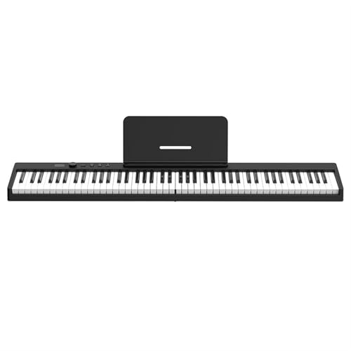 Piano Électronique 88 Touches Portable Débutant Piano Électronique Pliable Adulte Clavier MIDI(Black) - Les Beatles, Paul McCartney, John Lennon, RIngo Starr, George Harrison Piano Électronique 88 Touches Portable Débutant Piano Électronique Pliable Adulte Clavier MIDI(Black)