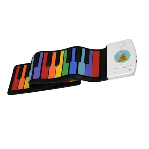 Clavier Électronique Piano Électronique 49 Touches Pour Adultes Clavier Enroulable Étanche Et Flexible Instrument De Musique(Rainbow) - Les Beatles, Paul McCartney, John Lennon, RIngo Starr, George Harrison Clavier Électronique Piano Électronique 49 Touches Pour Adultes Clavier Enroulable Étanche Et Flexible Instrument De Musique(Rainbow)