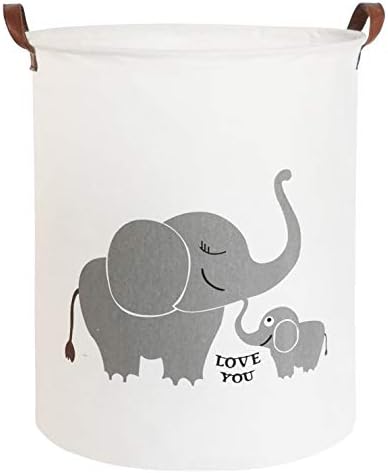 CLOCOR Collapsible Baby Laundry Hamper with Handles
