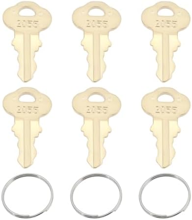 6pcs 2055 Towel Dispenser Key with Ring for Bradley