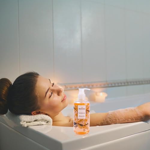 Luxury Spa Gifts for Women – 8 Pc Vanilla Scented Bath and Body Set with Bubble Bath, Lotion & More – Luxury Self Care Kit for Wife, Mom, Girlfriend, Birthday Gifts for Women by Draizee - Image 6