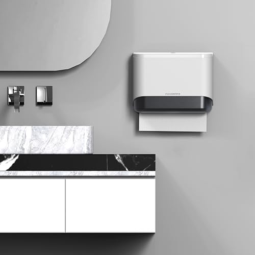 Cleanzephyr Paper Towel Dispenser Wall Mount Purewhite