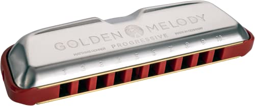 HOHNER Golden Melody Harmonica B - Les Beatles, Paul McCartney, John Lennon, RIngo Starr, George Harrison HOHNER Golden Melody Harmonica B