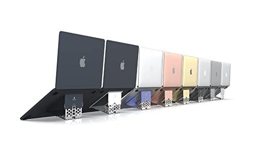 MAJEXTAND Paper-Thin MacBook Stand, Laptop Riser, Slim Portable Ergonomic Ventilated Stand, 6 Adjustable Heights from 2.1" to 3.6", Compatible with Laptops Up to 18”, US Patented (Silver) – Bild 6