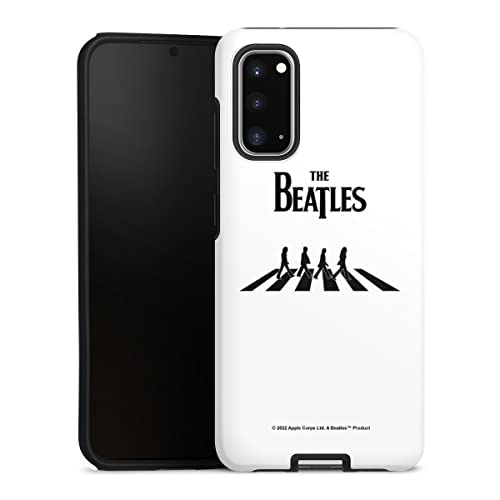 DeinDesign Coque Compatible avec Samsung Galaxy S20 Coque renforcée Coque Antichoc The Beatles Abbey Road Musique - Les Beatles, Paul McCartney, John Lennon, RIngo Starr, George Harrison DeinDesign Coque Compatible avec Samsung Galaxy S20 Coque renforcée Coque Antichoc The Beatles Abbey Road Musique