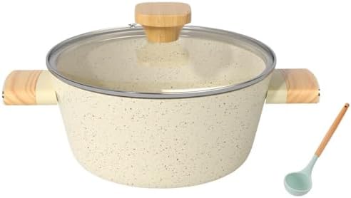 Non-Stick Stock Pot with Heat-Resistant Lid for Easy Cooking