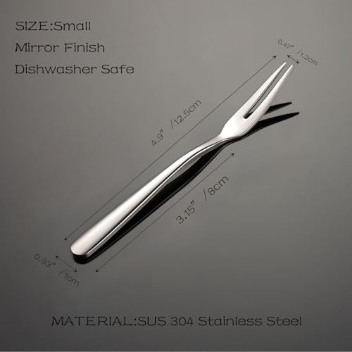 Deluxe Stainless Steel Fruit Forks