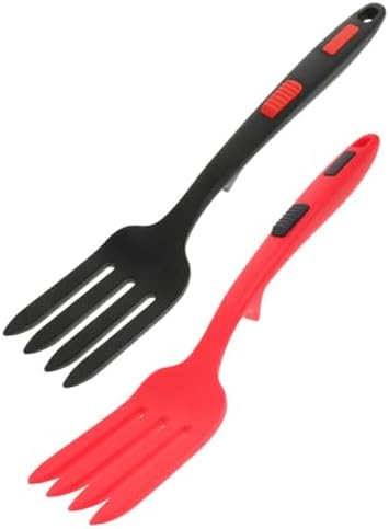 LIFKOME 2Pcs Portable Ergonomic Dinner Forks