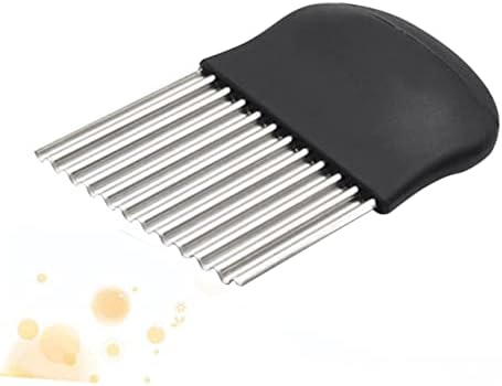 Stainless Steel Wave Potato Slicer for Easy Fun Cooking