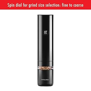 Zwilling enfinigy electric saltpepper mill black  urban country home decor
