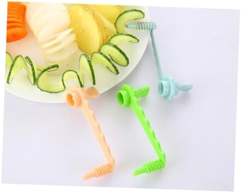FStyle Pink Potato Carrot Spiral Slicer Easy Kitchen Tool for Cutting