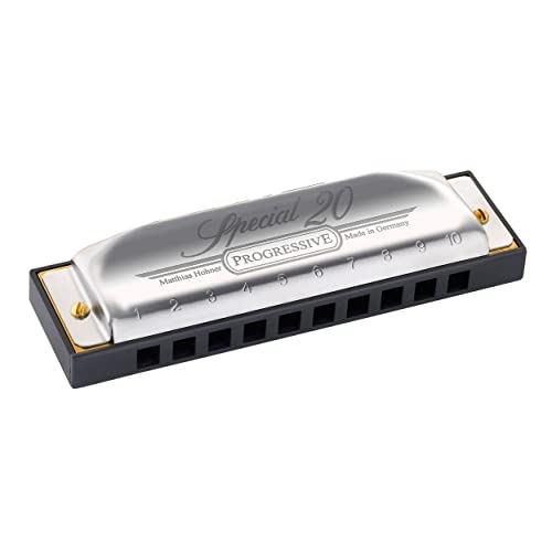 Hohner Harmonica en acier inoxydable (560PBX-HG) - Les Beatles, Paul McCartney, John Lennon, RIngo Starr, George Harrison Hohner Harmonica en acier inoxydable (560PBX-HG)