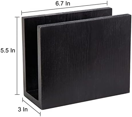 Rustic Wooden Napkin Holder