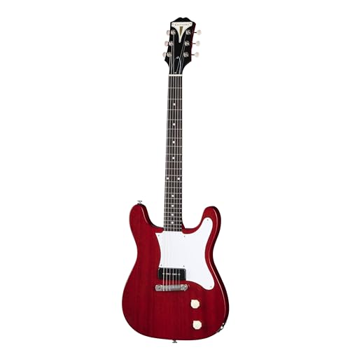 Epiphone USA Coronet Vintage Cherry – Guitare Électrique - Les Beatles, Paul McCartney, John Lennon, RIngo Starr, George Harrison Epiphone USA Coronet Vintage Cherry - Guitare Électrique