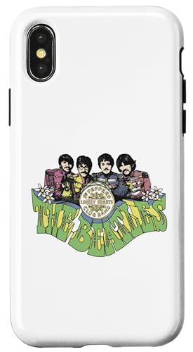 Coque pour iPhone X/XS Les Beatles – Lonely Hearts Club - Les Beatles, Paul McCartney, John Lennon, RIngo Starr, George Harrison Coque pour iPhone X/XS Les Beatles - Lonely Hearts Club