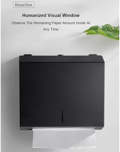 Wall-Mounted Stainless Steel Towel Dispenser with Lock