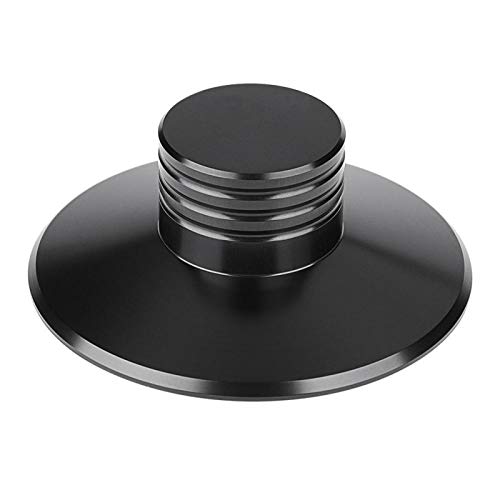Stabilisateur de Disque, Pince de Plaque tournante en Aluminium avec Coussin de Base de pour des Performances Audio extrêmes(Noir) - Les Beatles, Paul McCartney, John Lennon, RIngo Starr, George Harrison Stabilisateur de Disque, Pince de Plaque tournante en Aluminium avec Coussin de Base de pour des Performances Audio extrêmes(Noir)