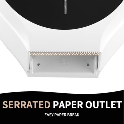 Durable Black Commercial Toilet Paper Dispenser for Home Public Use